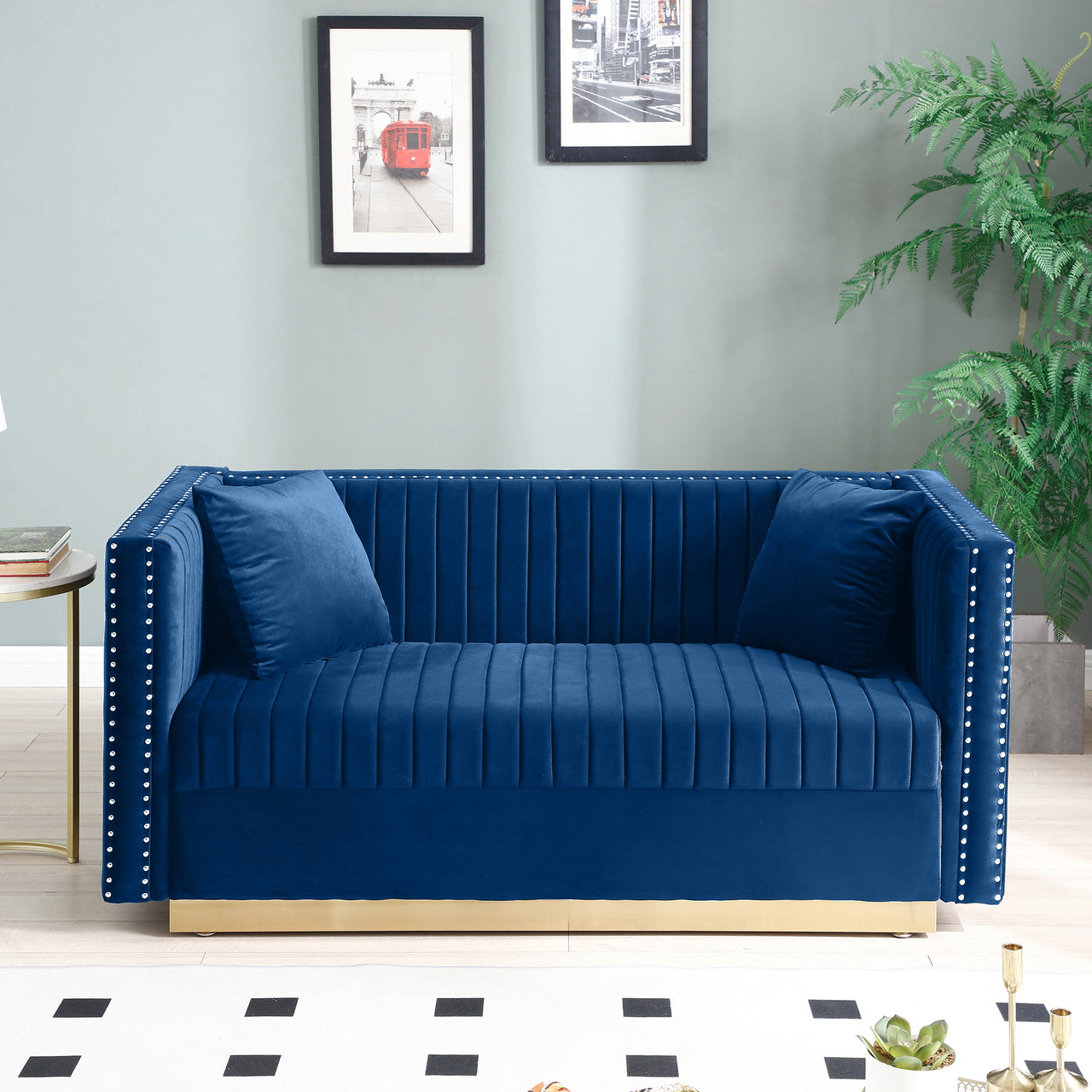 ZEPHYR Velvet Loveseat