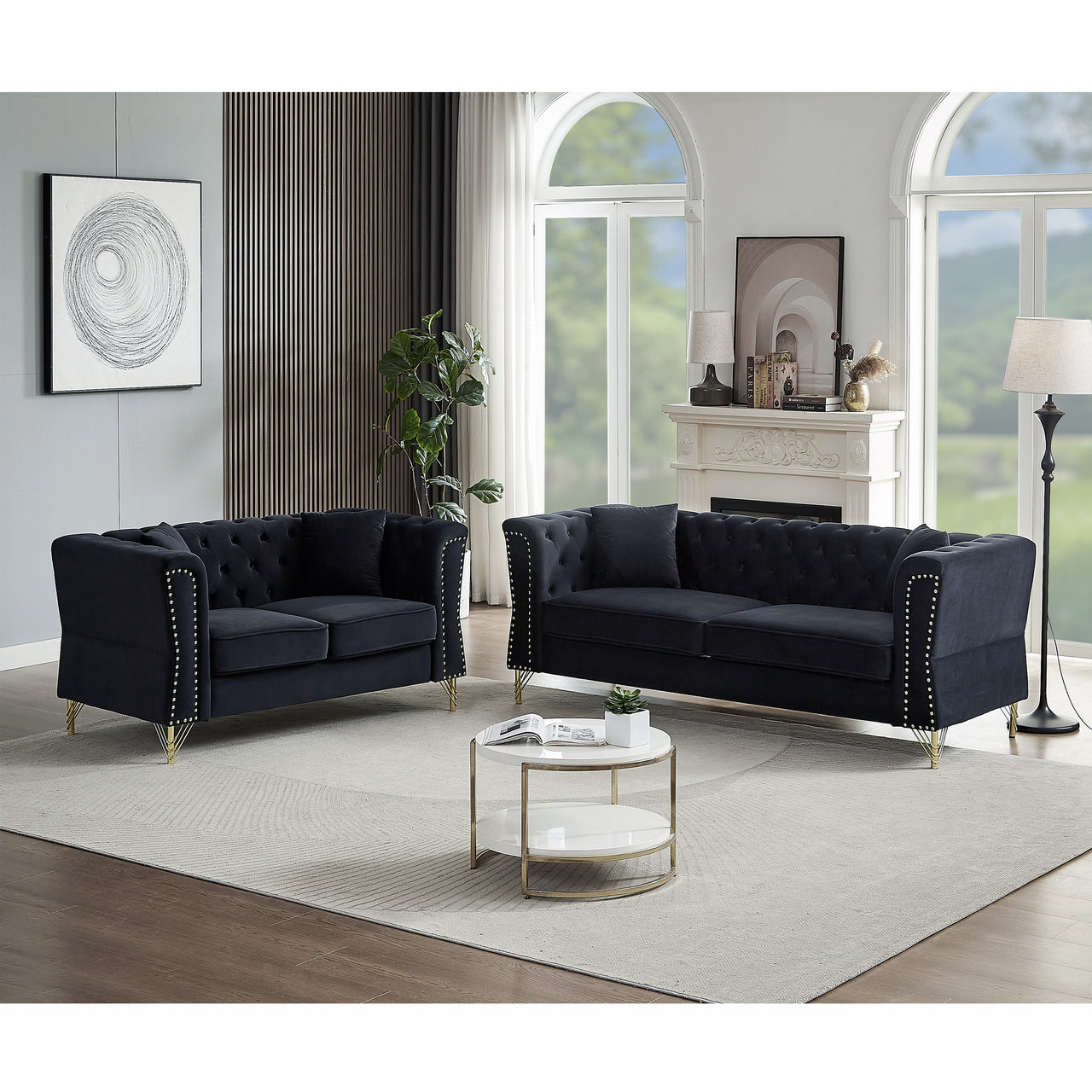 DAPHNE Chesterfield Sofa Set