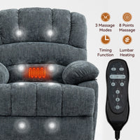 Thumbnail for COZYLift Recliner with Heat Massage - 7163 XL