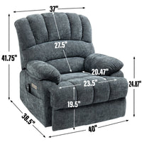 Thumbnail for COZYLift Recliner with Heat Massage - 7163 XL