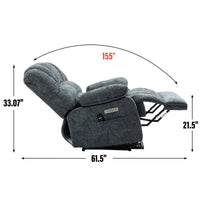 Thumbnail for COZYLift Recliner with Heat Massage - 7163 XL