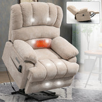 Thumbnail for COZYLift Recliner with Heat Massage - 7163 XL