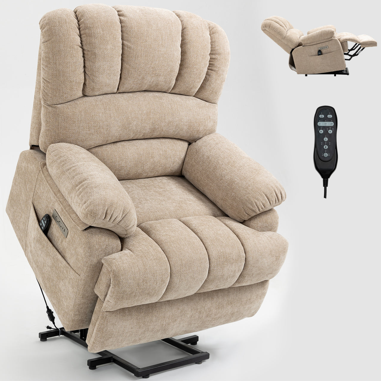 COZYLift 40" Recliner with Heat Massage - 7163 XL