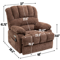 Thumbnail for COZYLift Recliner with Heat Massage - 7163 XL