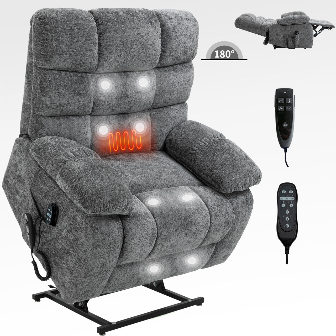 COZYLift Recliner with Heat Massage - 8531 XL