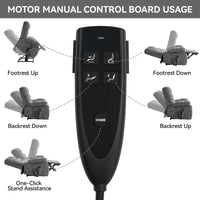 Thumbnail for COZYLift Recliner with Heat Massage - 8531 XL