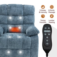 Thumbnail for COZYLift Recliner with Heat Massage - 8531 XL