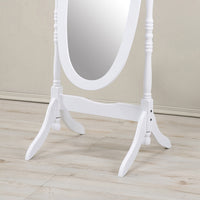 Thumbnail for Traditional Queen Anna Style Wood Floor Cheval Mirror