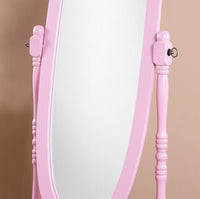 Thumbnail for Traditional Queen Anna Style Wood Floor Cheval Mirror