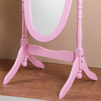 Thumbnail for Traditional Queen Anna Style Wood Floor Cheval Mirror