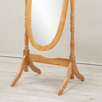 Thumbnail for Traditional Queen Anna Style Wood Floor Cheval Mirror