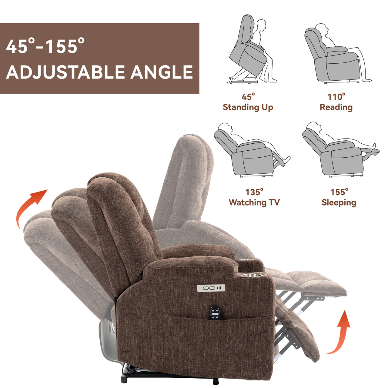 COZYLift 34" Recliner with Heat Massage - 1971