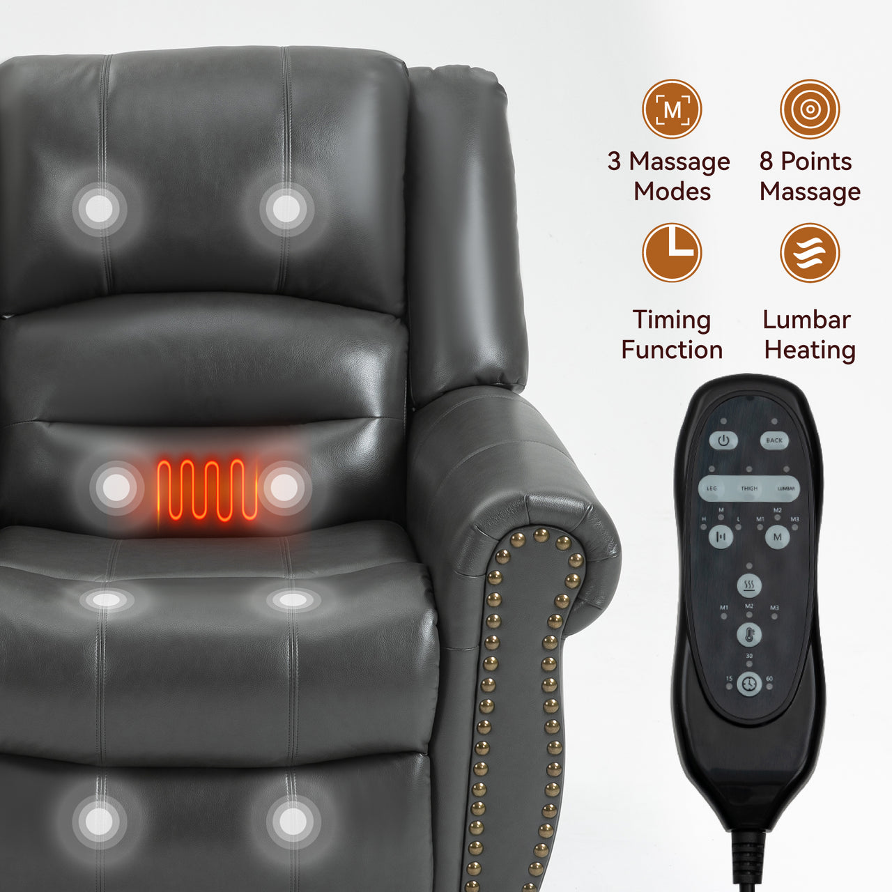 COZYLift Recliner with Heat Massage - 8300 XL