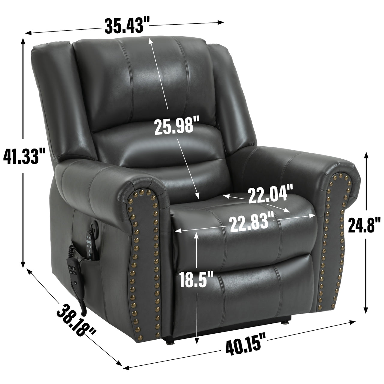 COZYLift Recliner with Heat Massage - 8300 XL