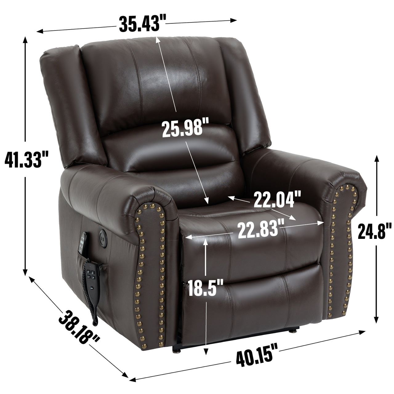 COZYLift Recliner with Heat Massage - 8300 XL