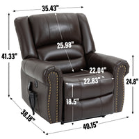 Thumbnail for COZYLift Recliner with Heat Massage - 8300 XL