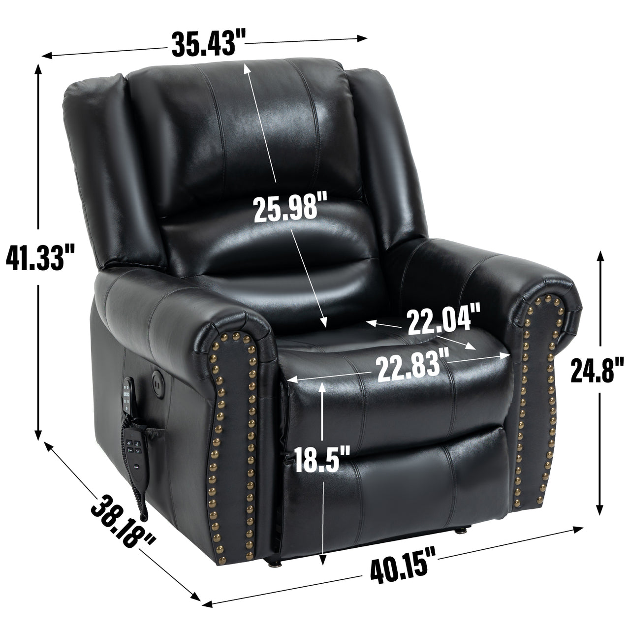 COZYLift Recliner with Heat Massage - 8300 XL