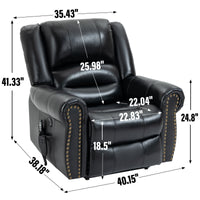 Thumbnail for COZYLift Recliner with Heat Massage - 8300 XL