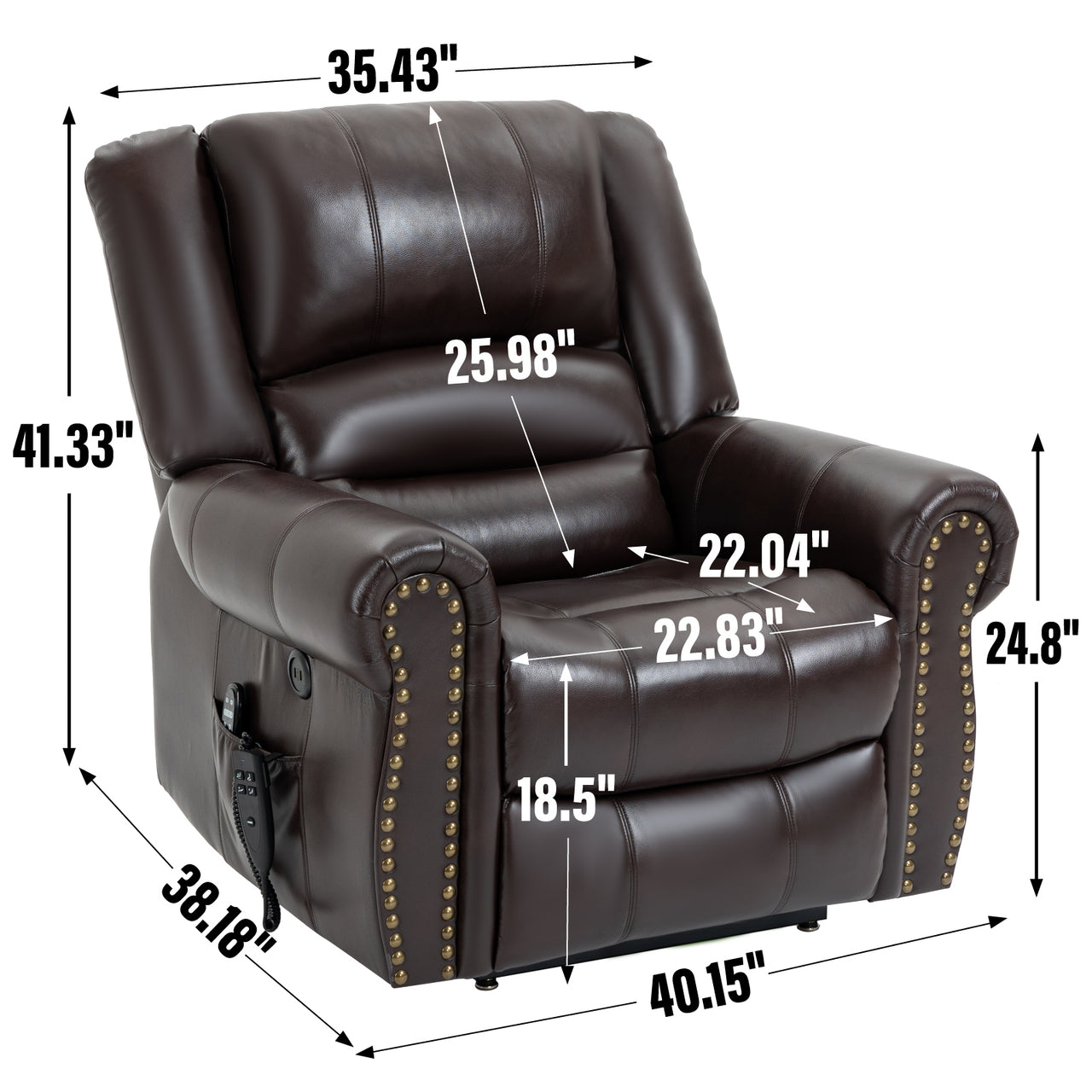 COZYLift Recliner with Heat Massage - 8300 XL