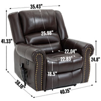 Thumbnail for COZYLift Recliner with Heat Massage - 8300 XL