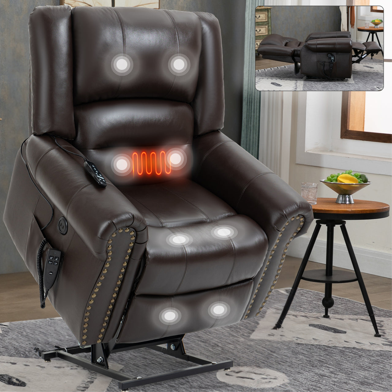 COZYLift Recliner with Heat Massage - 8300 XL