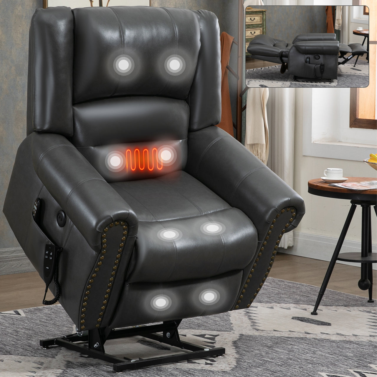 COZYLift Recliner with Heat Massage - 8300 XL