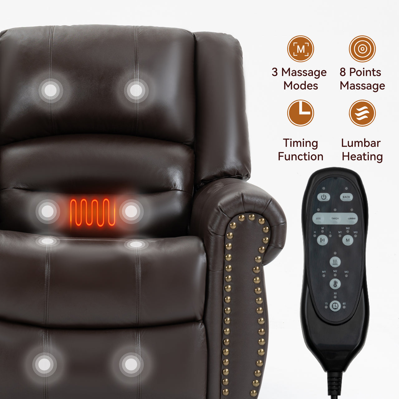 COZYLift Recliner with Heat Massage - 8300 XL