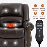 Thumbnail for COZYLift Recliner with Heat Massage - 8300 XL