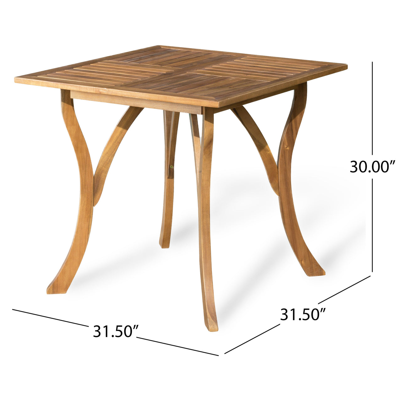 QORVANX 32" Wood Table