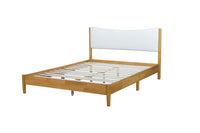 Thumbnail for SOLSTICE Solid Wooden Bed - Teddy Velvet