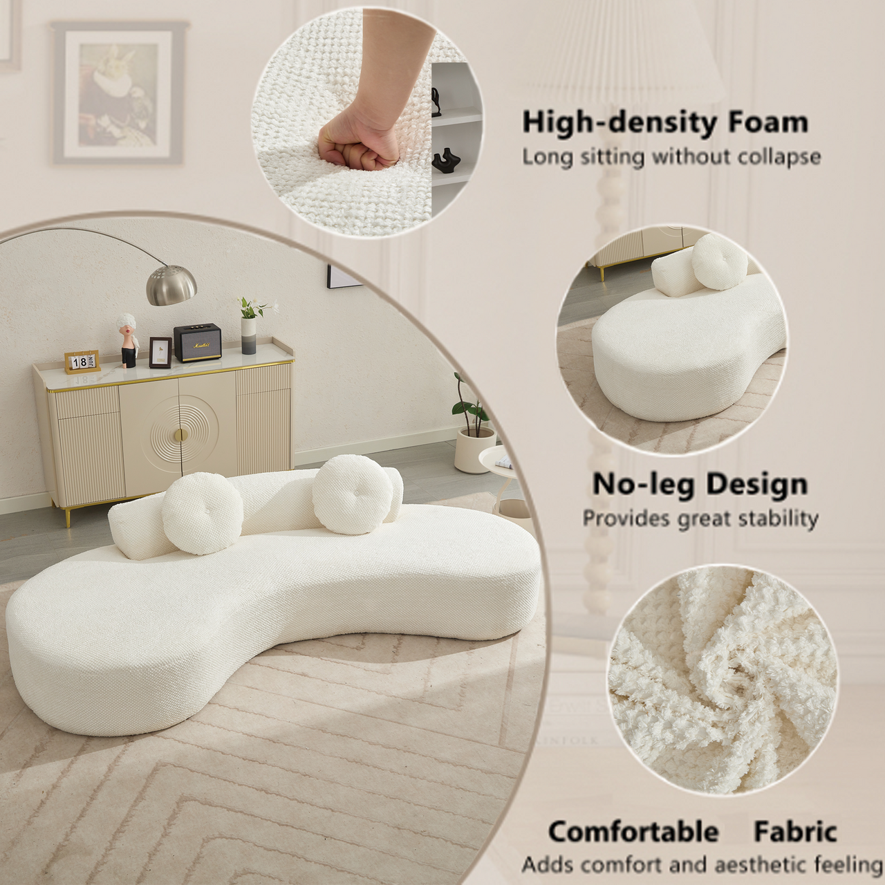 QYVONX 105" Sofa