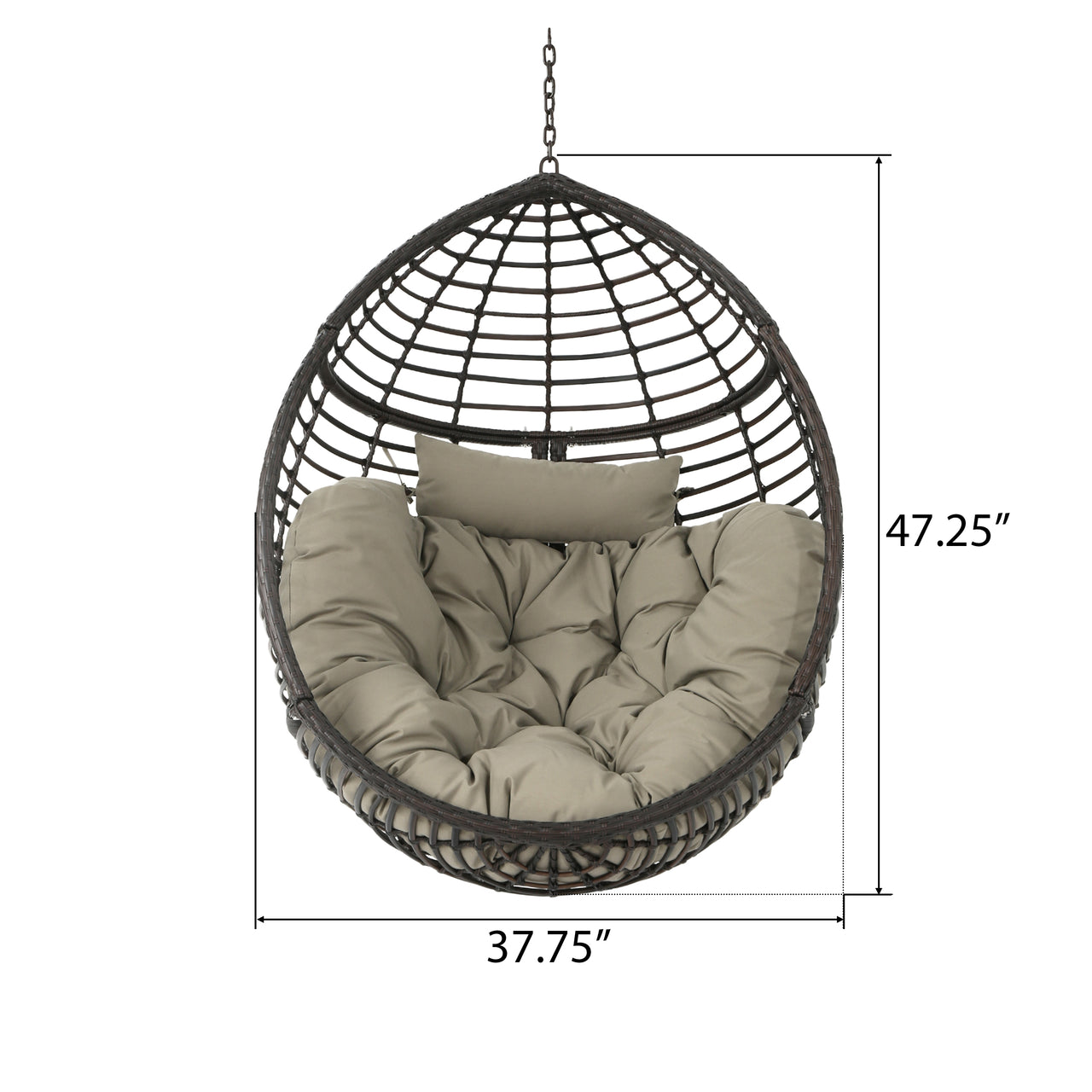 KYLOXEN 38" Hanging Chair