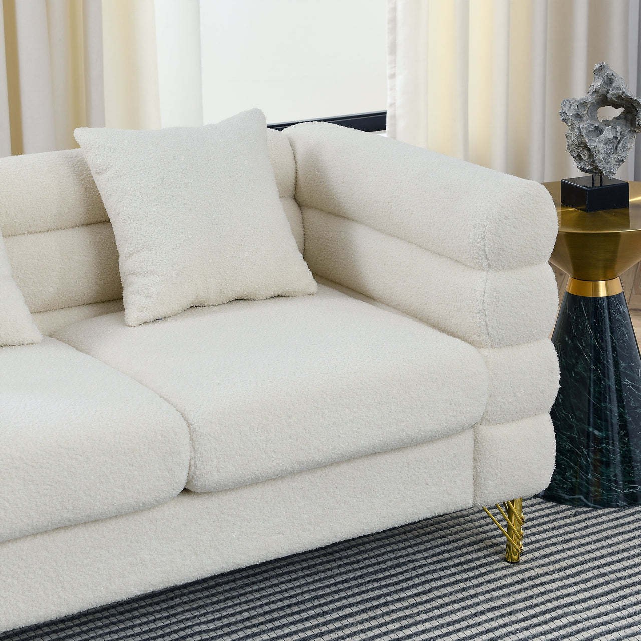 GAVIN 81" Oversized Corner Sofa