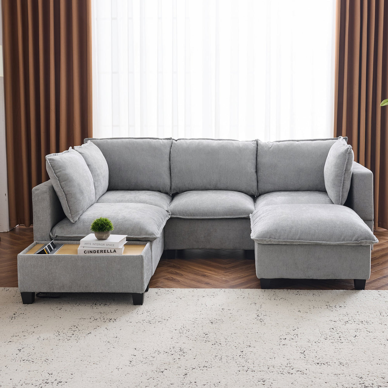 OPHYLEX 90" Sectional Sofa