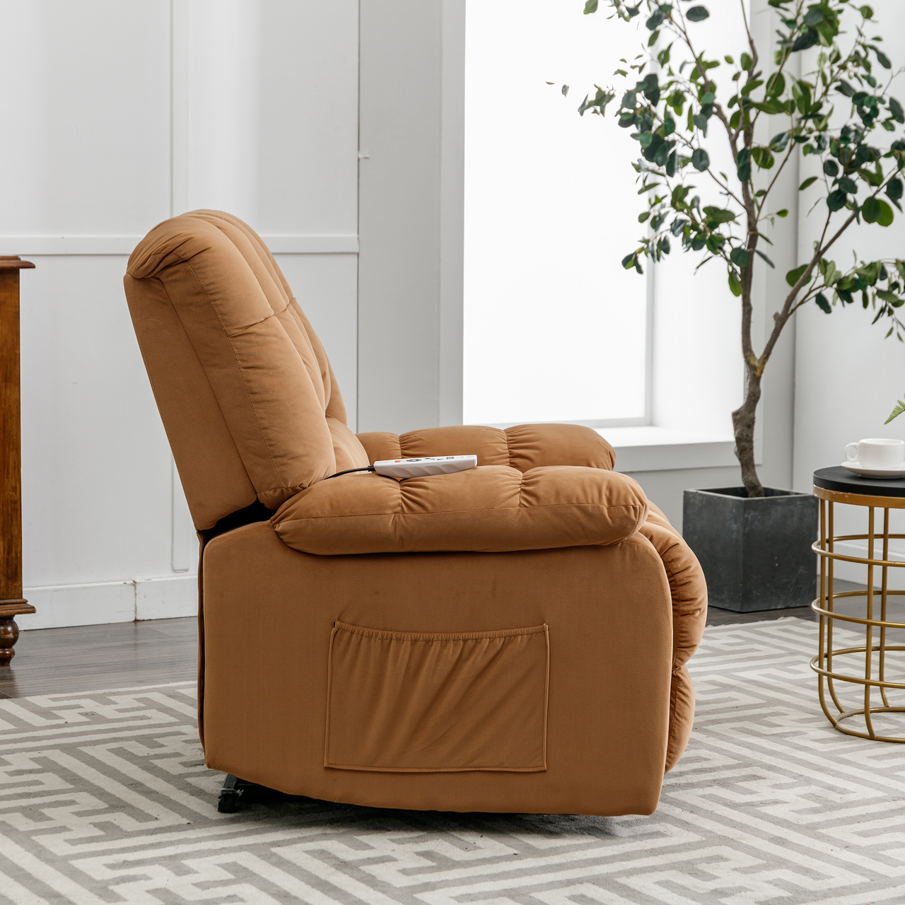 VORIAN 33" Recliner Chair with Heat Massage