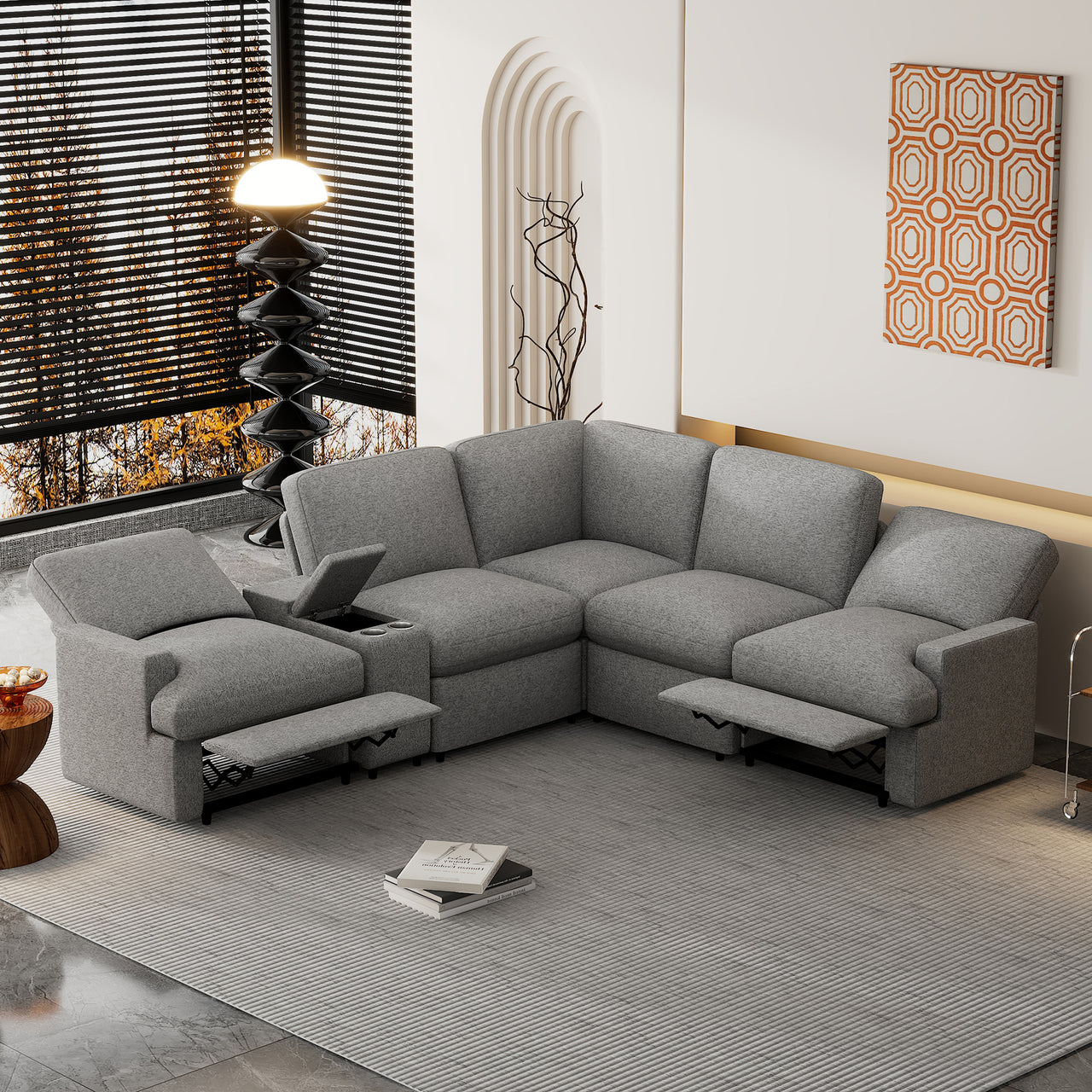 XAVORA 104" Sectional Sofa