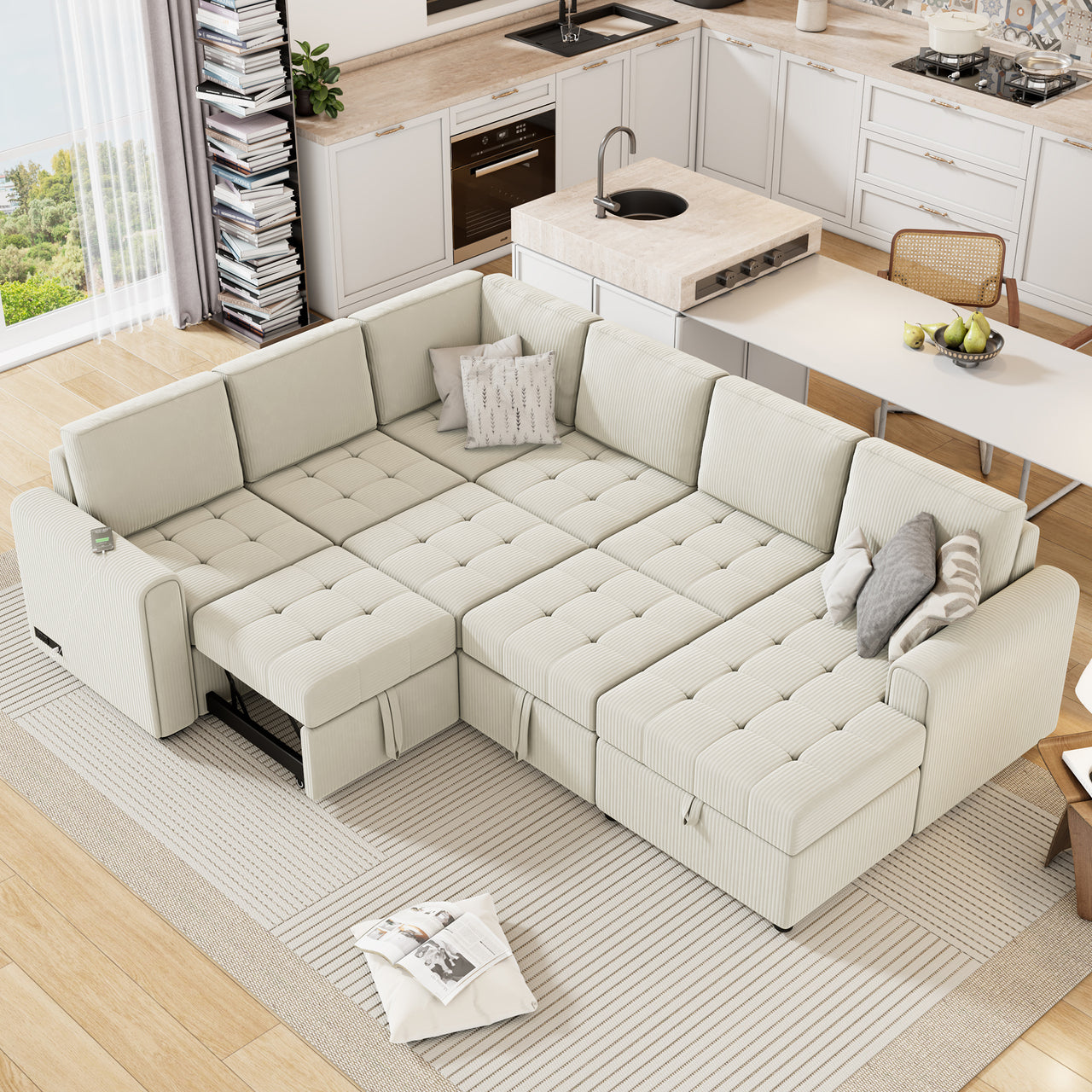 PENELOPE 108" Sectional Sofa