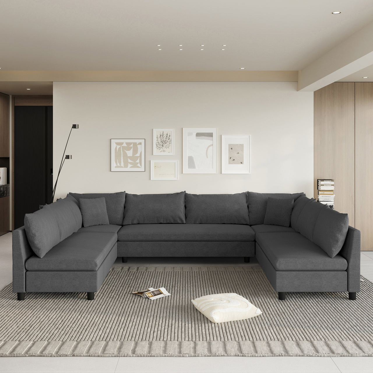 KAVERA 116" Sectional Sofa