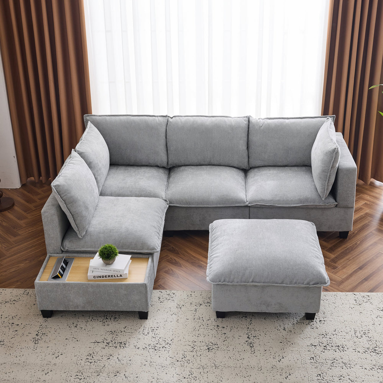 OPHYLEX 90" Sectional Sofa