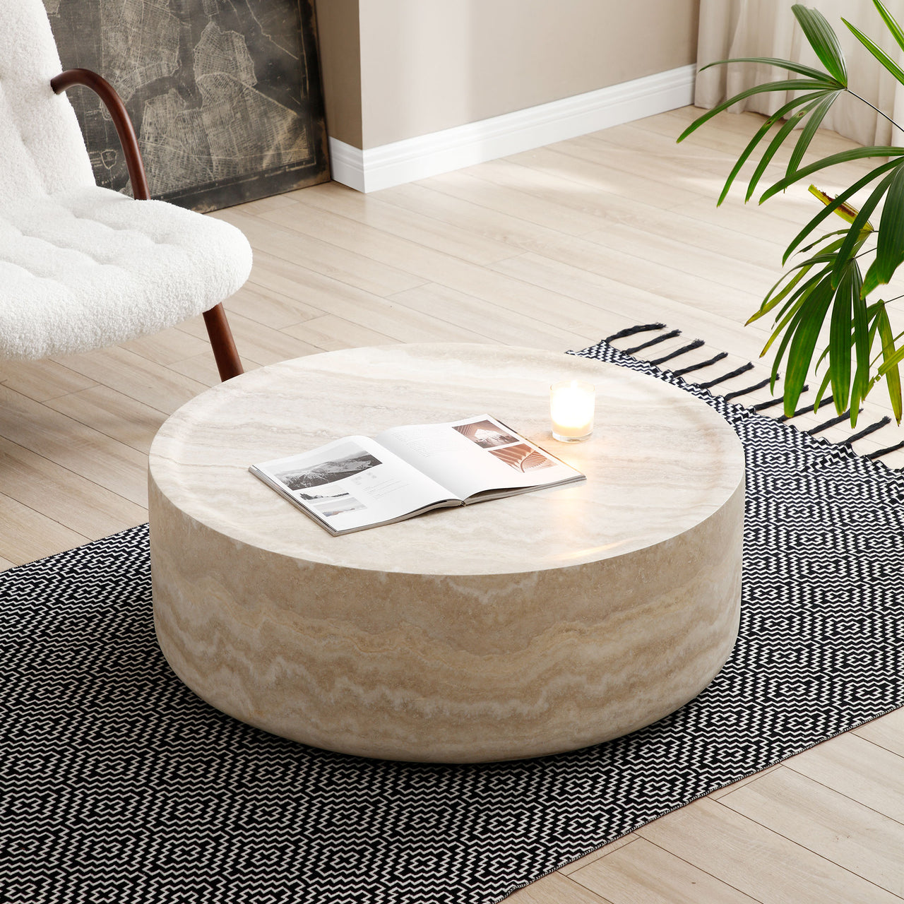 NINA Fiberglass Coffee Table