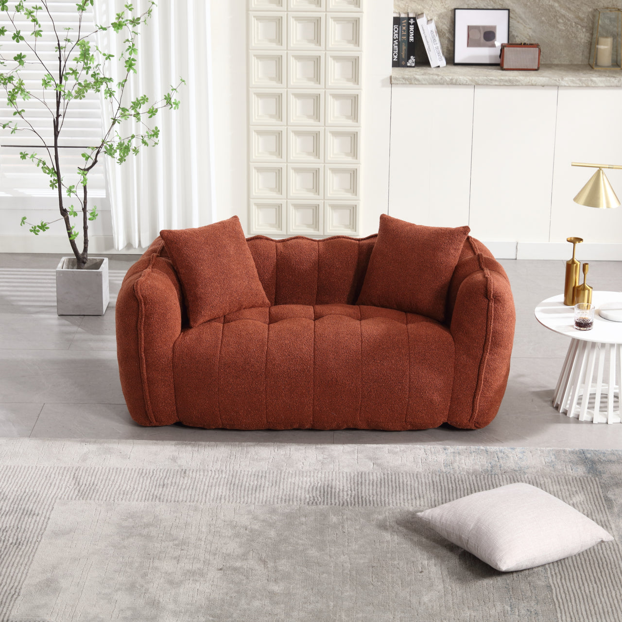 ALINA 66" Bean Bag Loveseat