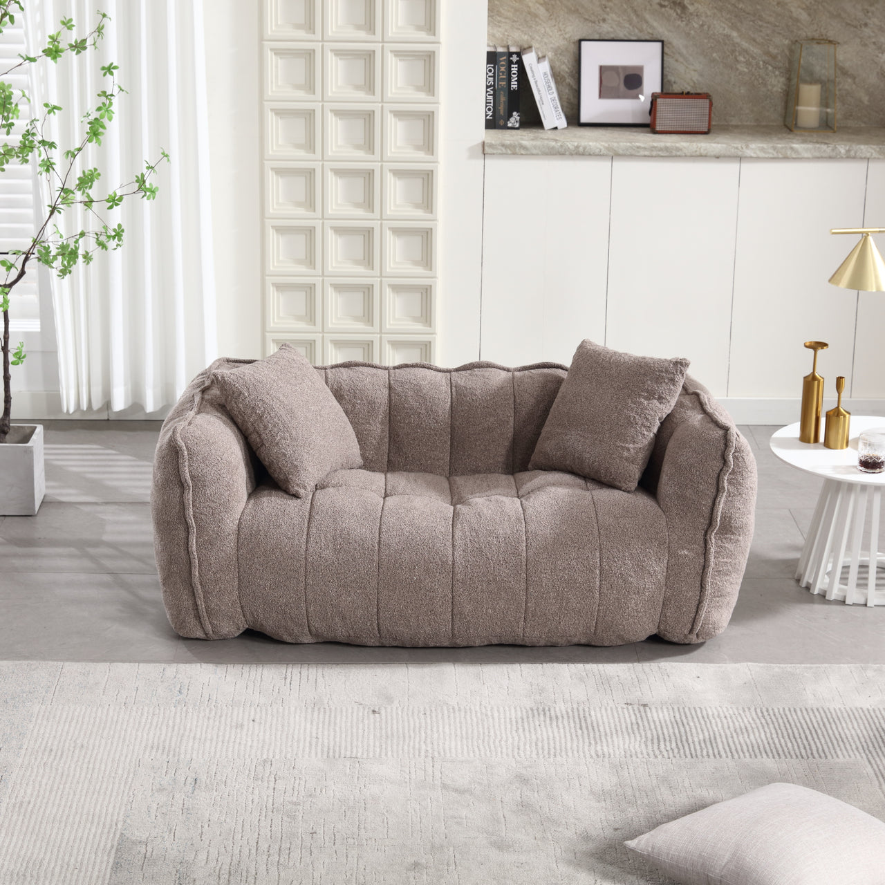 ALINA 66" Bean Bag Loveseat