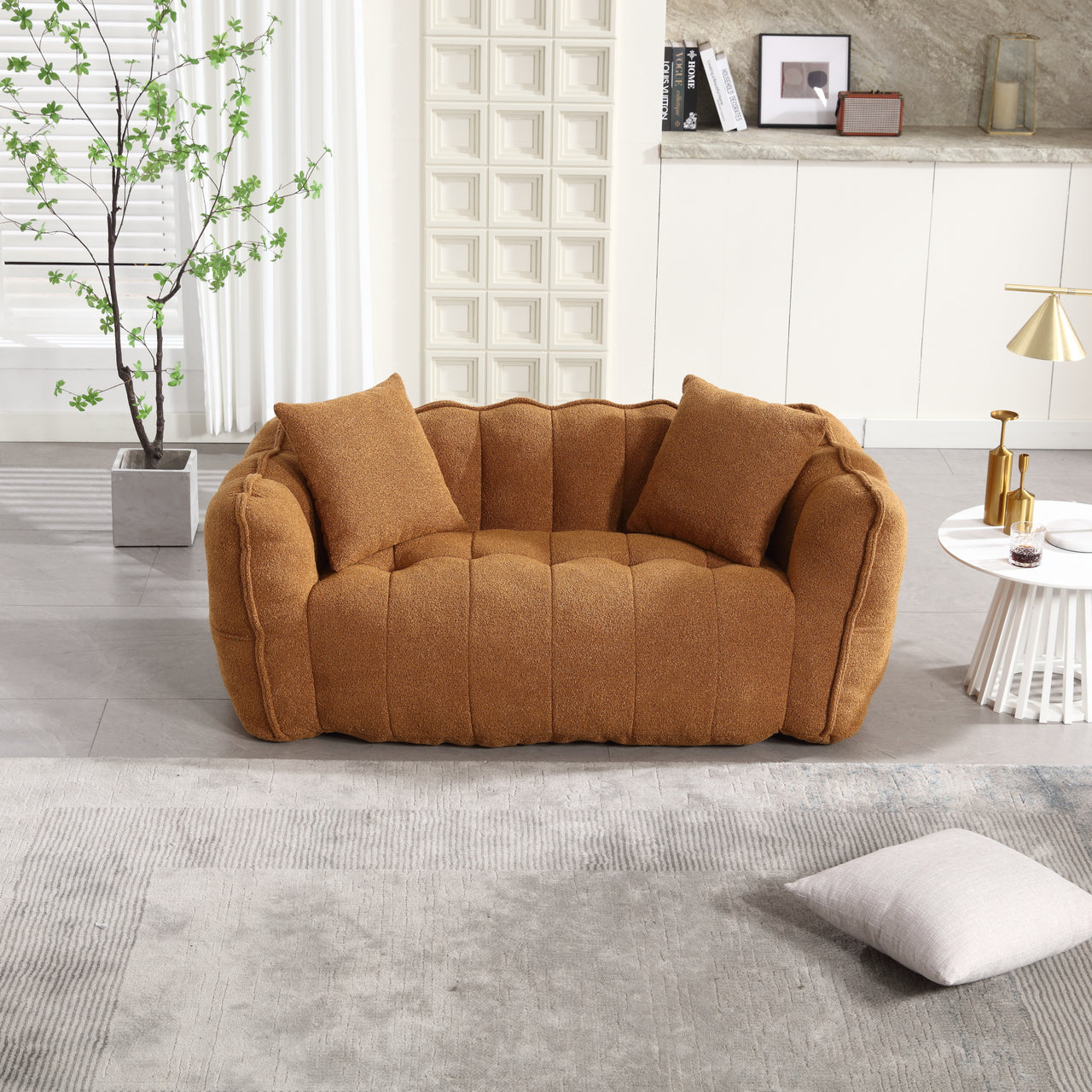 ALINA 66" Bean Bag Loveseat