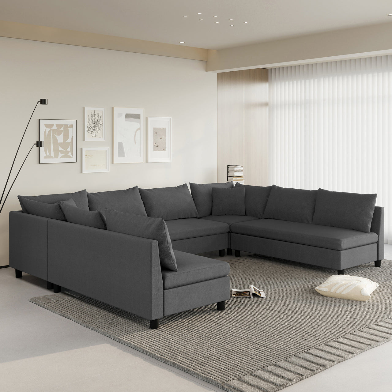 KAVERA 116" Sectional Sofa