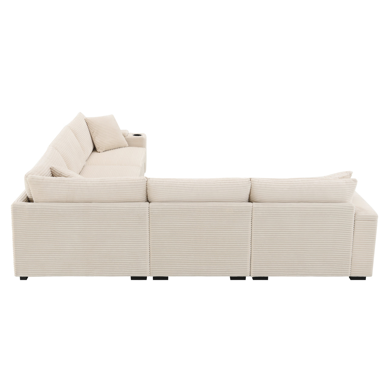 HYZORA 106" Sectional Sofa