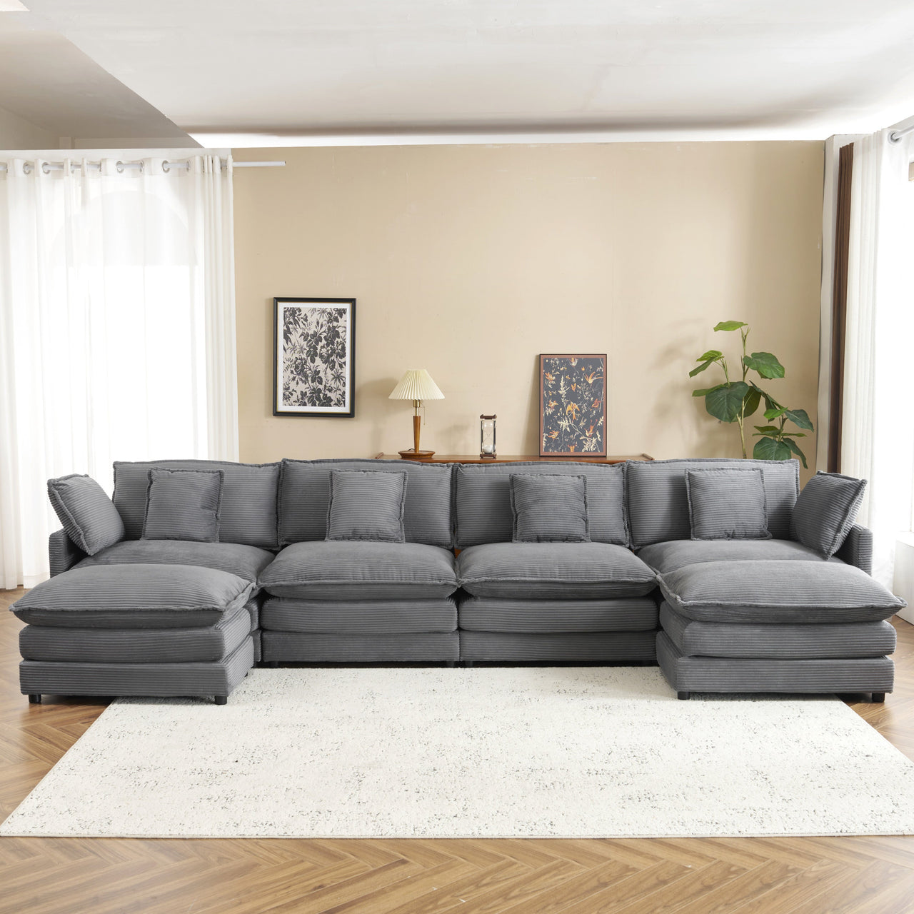 ZENVORIS 150" Sectional Sofa