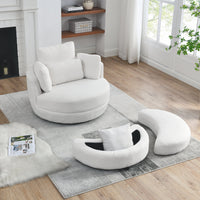 Thumbnail for JANELLE Oversized Swivel Chair 39