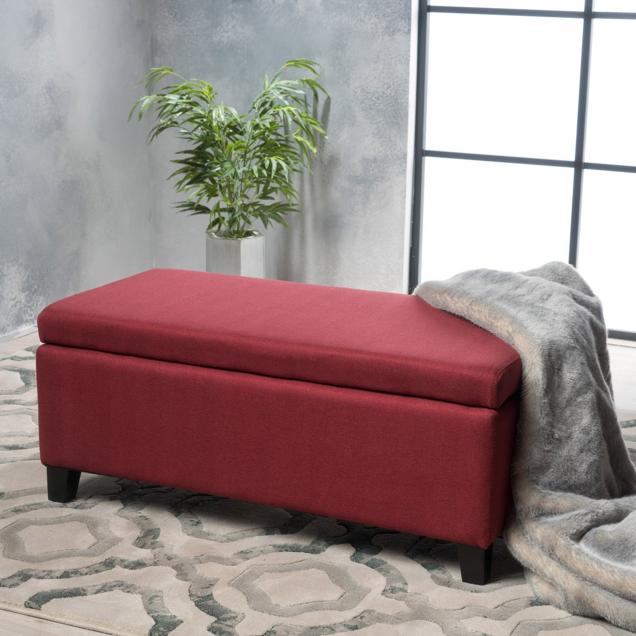 TOLVEX 38" Storage Ottoman