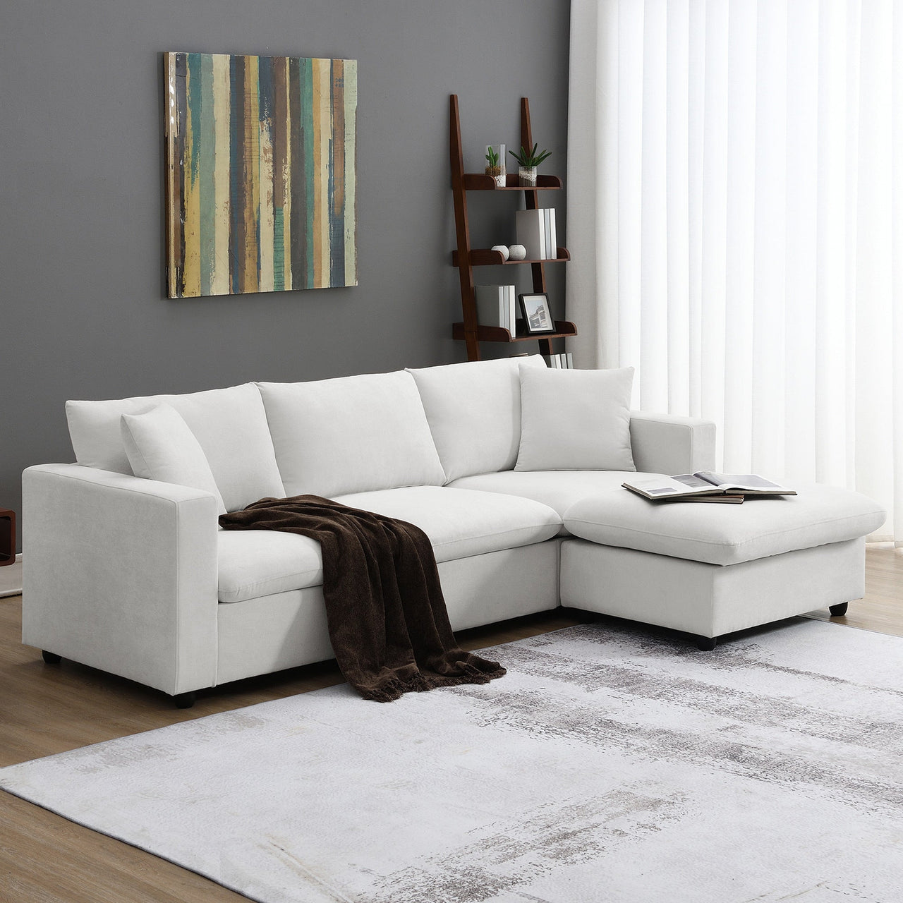 QUARIX 100" Sectional Sofa