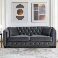 Thumbnail for QUENTIN 3 Seater Chesterfield Sofa